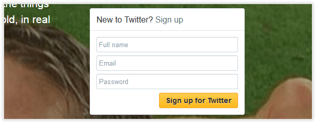 Create an account on Twitter | Social Login for Magento 2