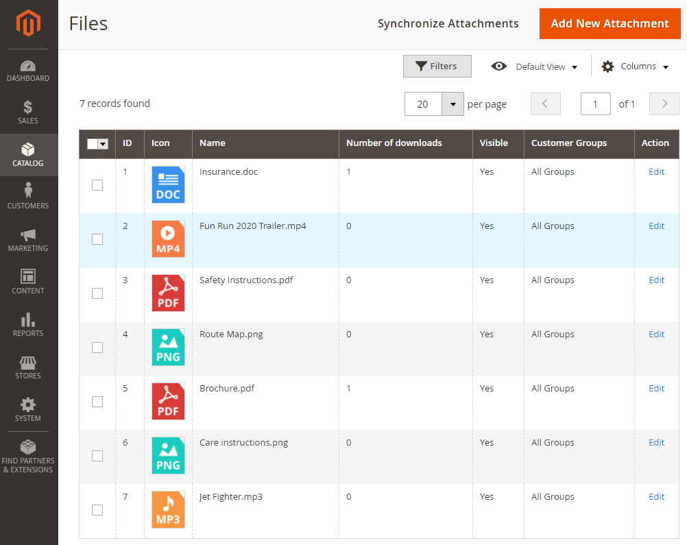 Monitoring Files | Product Downloads for Magento 2