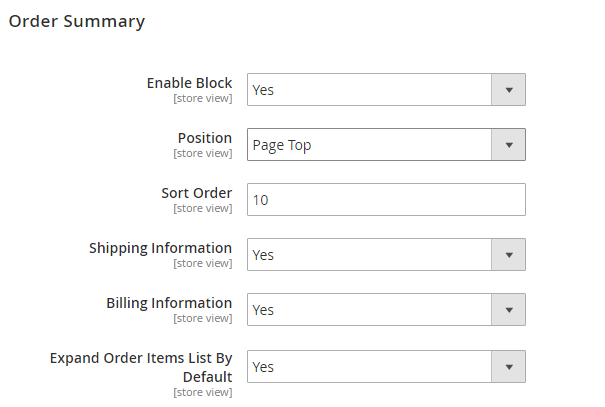 Order Summary | Order Success Page for Magento 2