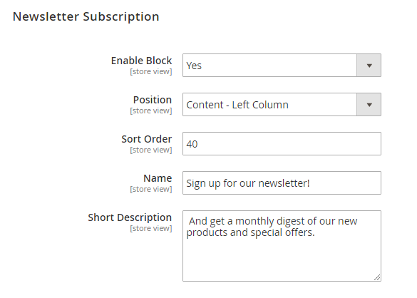 Newsletter Subscription | Order Success Page for Magento 2