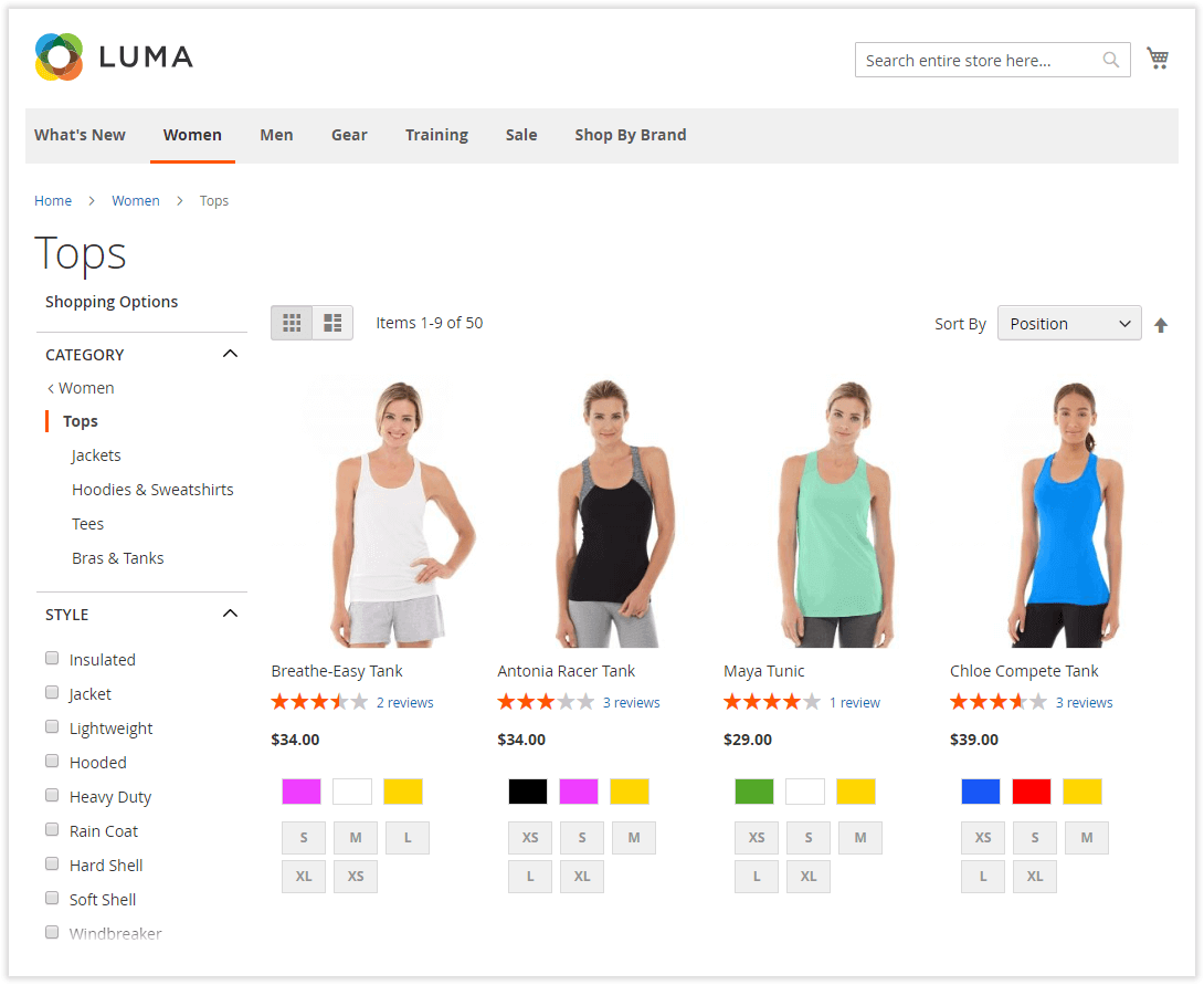 category filter | Layered Navigation for Magento 2